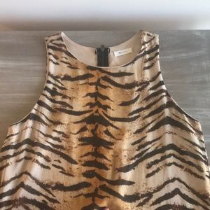 Everly Tiger Print Sleeveless Dress
